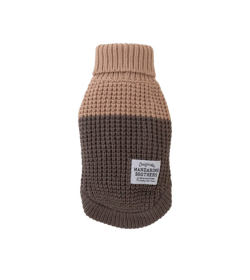 MANDARINE BROTHERS バイカラーニット/BICOLOR KNIT